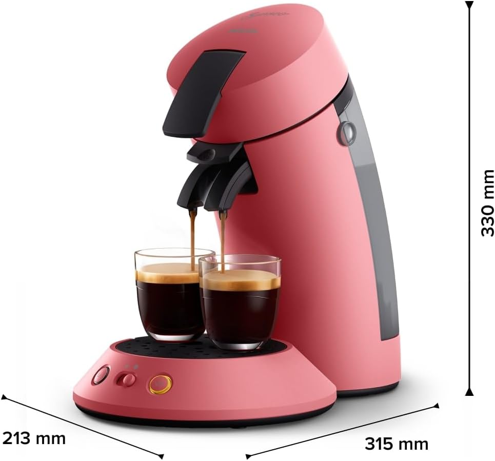 Senseo Original Plus Koffiepadmachine - Soft Red (CSA210/35)