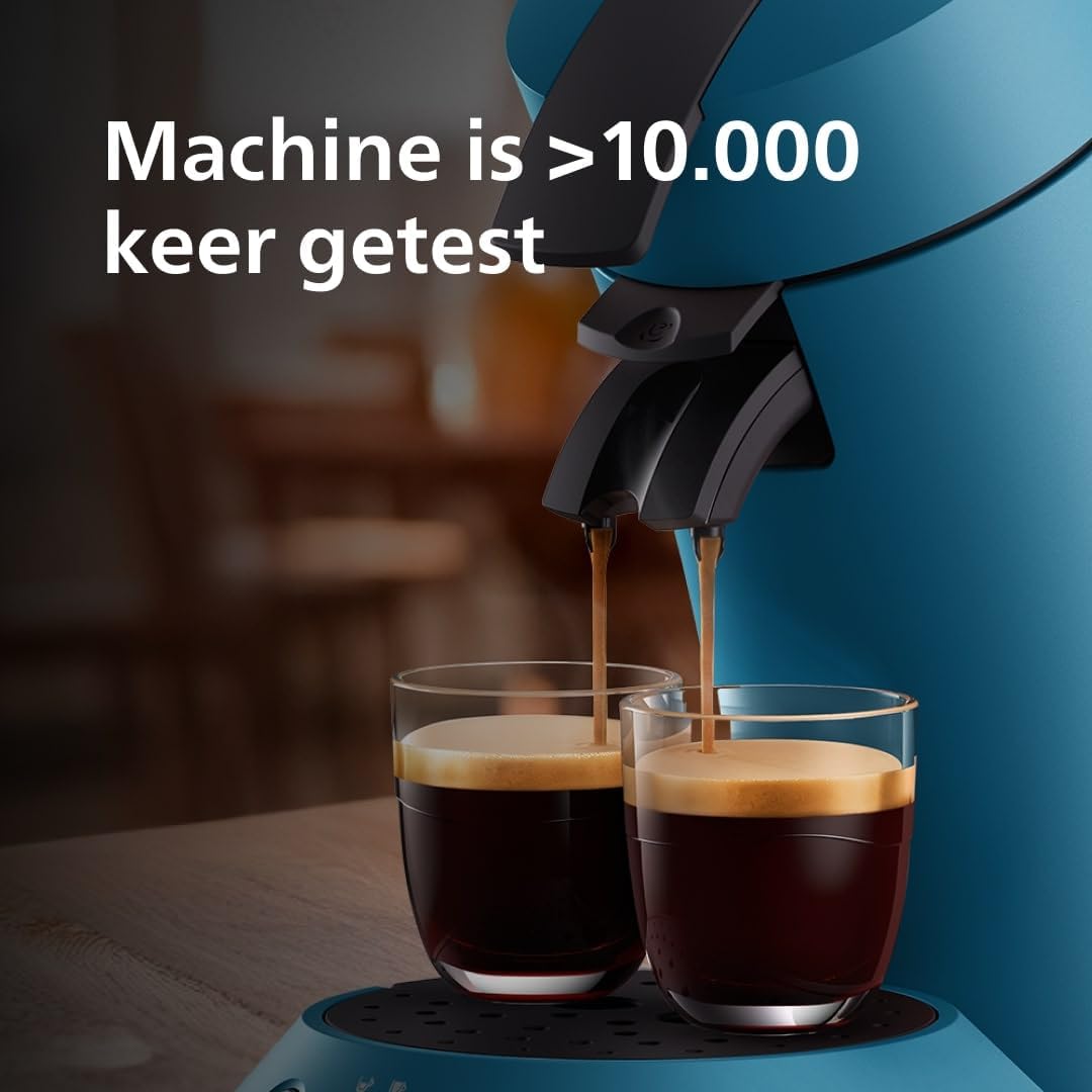 Senseo Original Plus Koffiepadmachine - Blue Pavone (CSA210/00)