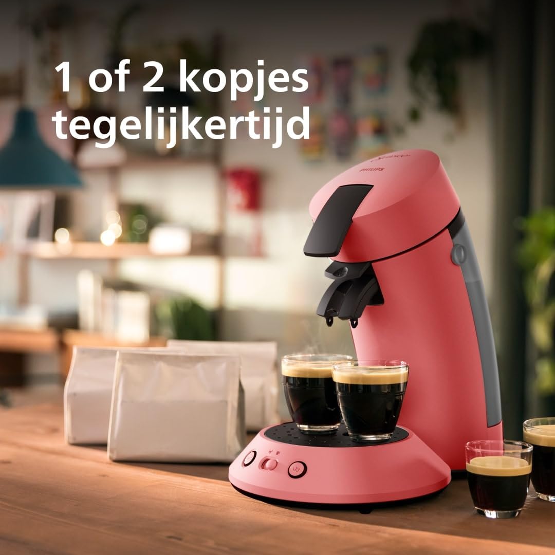 Senseo Original Plus Koffiepadmachine - Soft Red (CSA210/35)