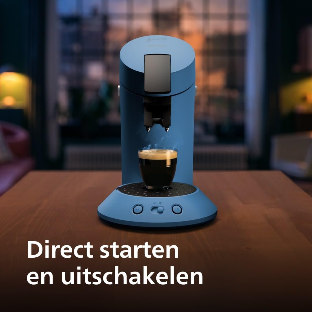 Senseo Original Plus Koffiepadmachine - Blue Pavone (CSA210/00)