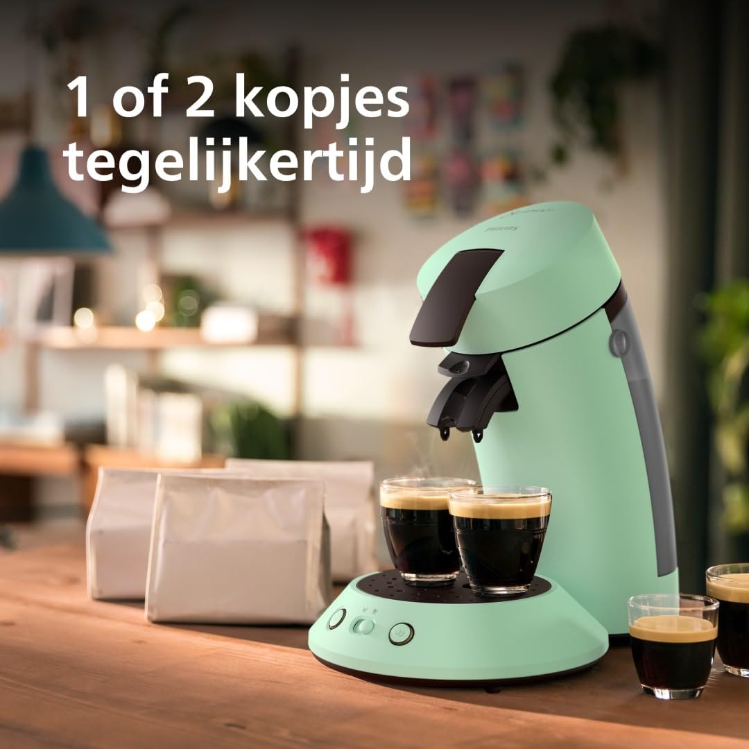 Senseo Original Plus Pod Coffee Machine,  Desert Green (CSA210/80)