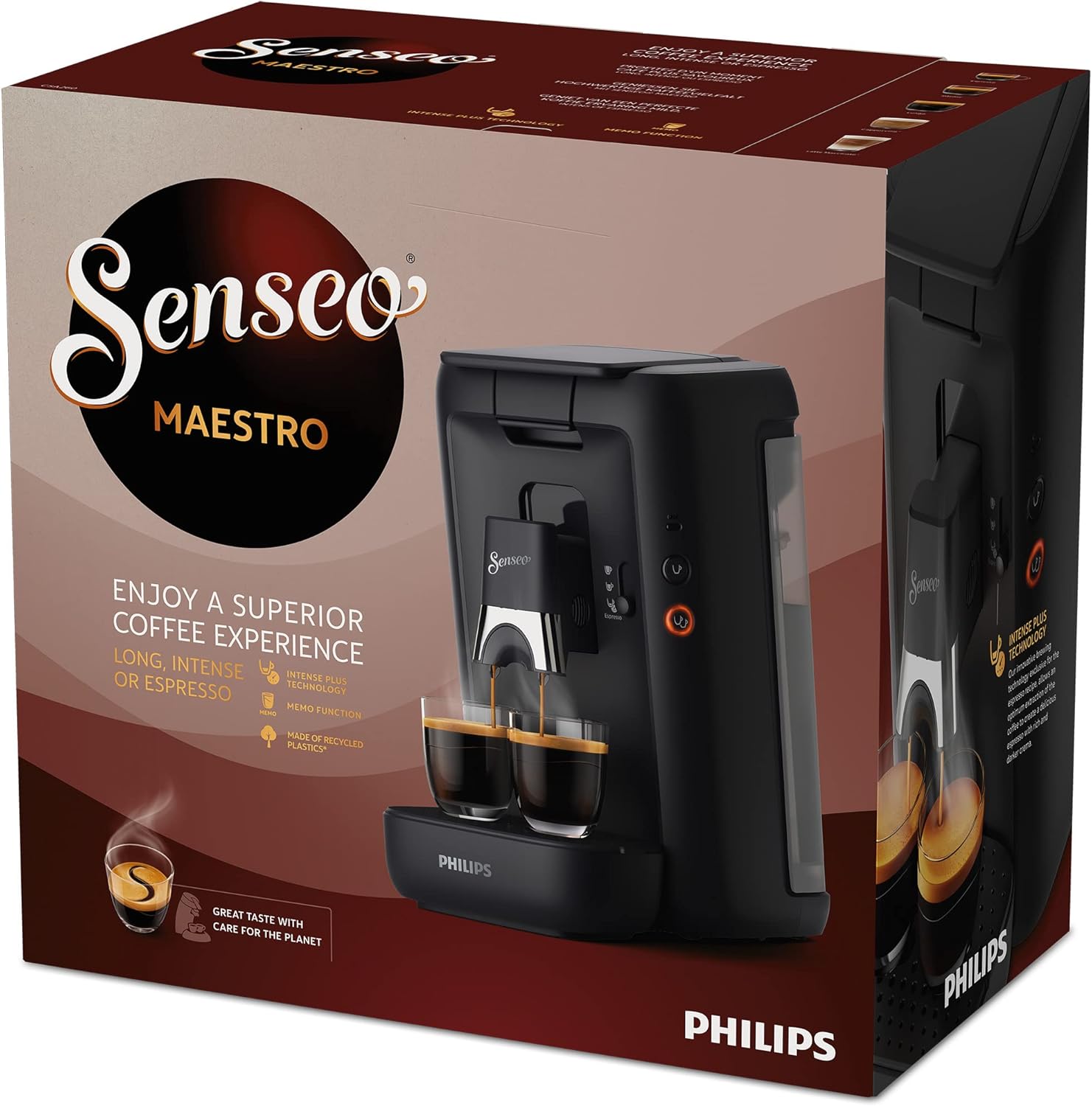 Senseo Maestro Koffiepadmachine - 1,2 Liter - Zwart