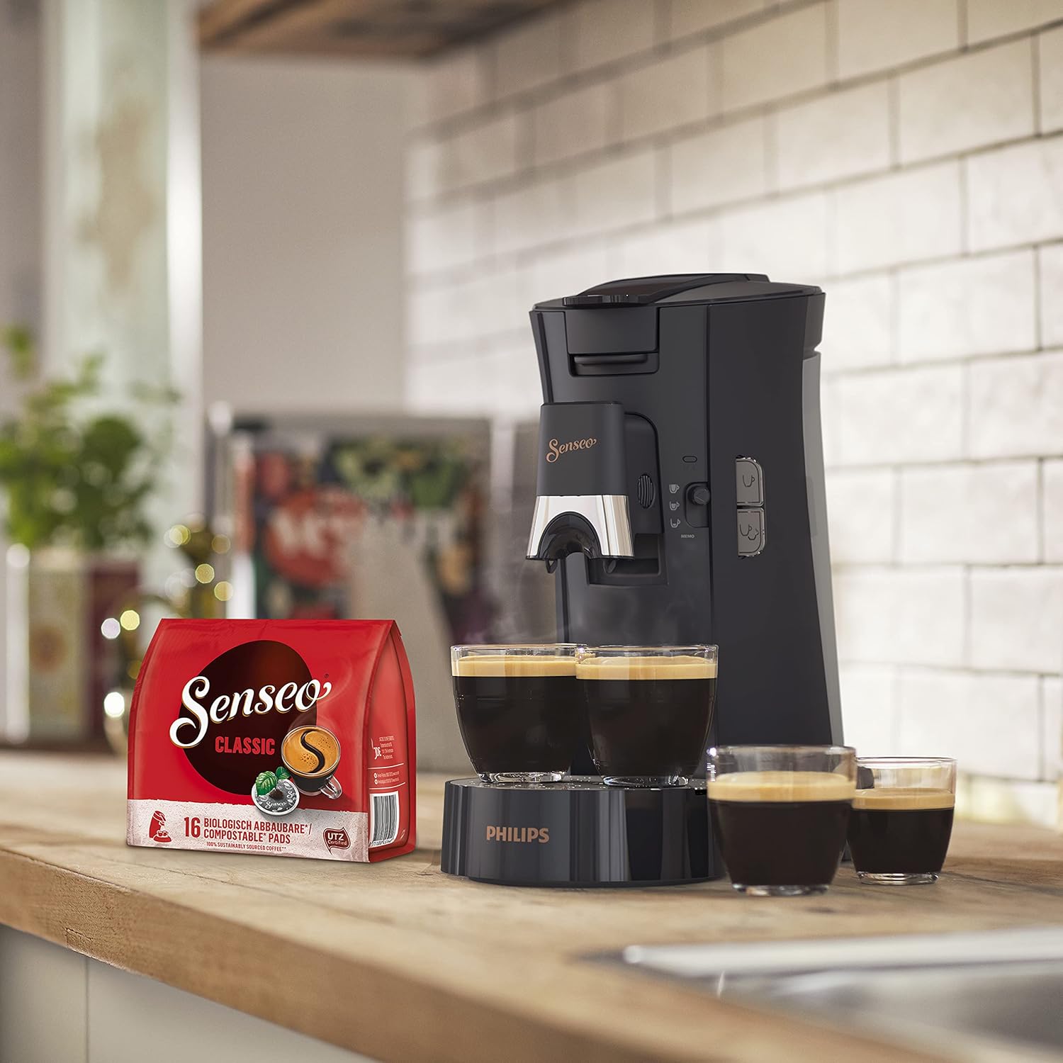 Senseo Select Koffiepadmachine - 3 Koffievariaties - Zwart (CSA240/60)