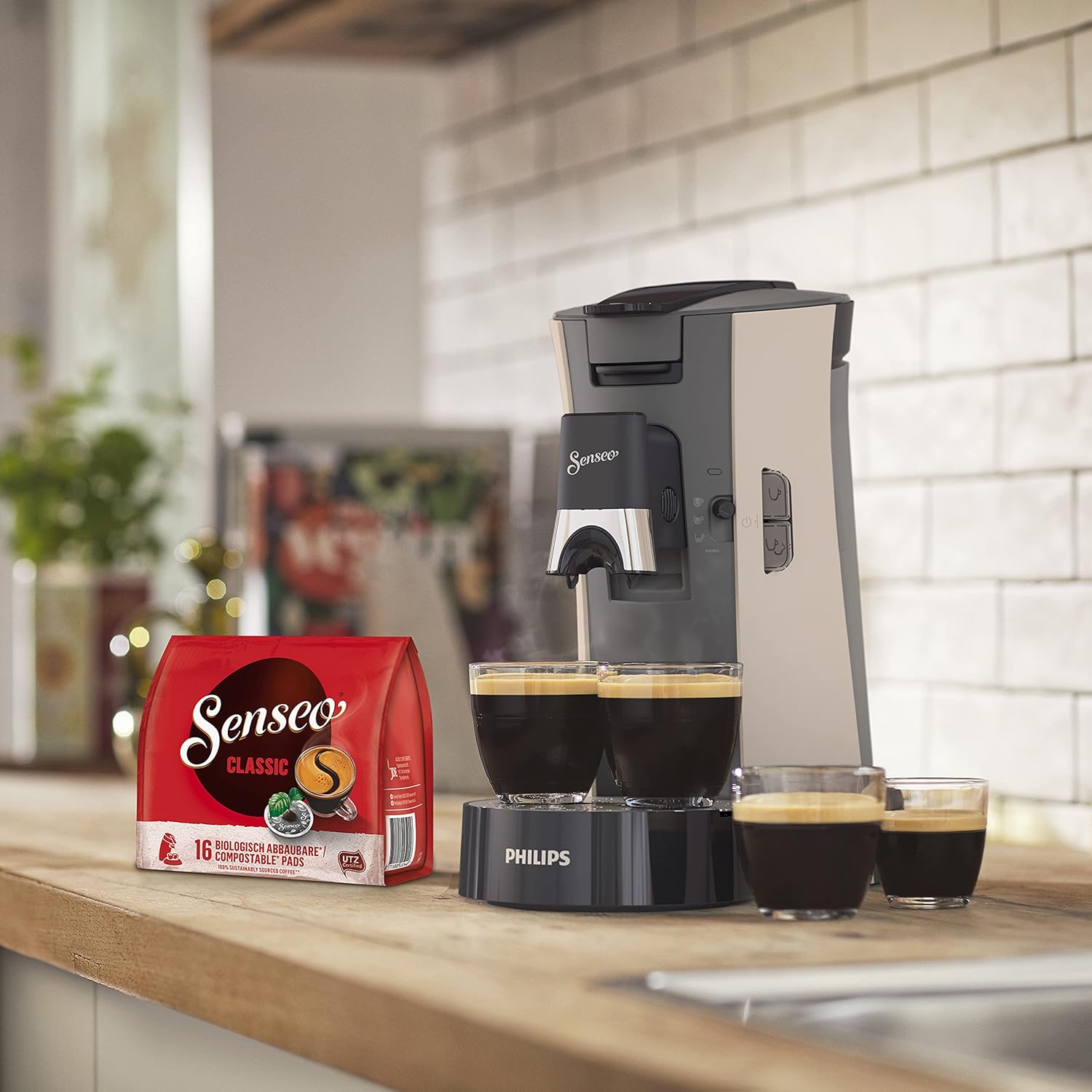 Senseo Select Koffiepadmachine - 3 Koffievariaties - Nougat (CSA240/30)